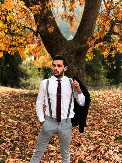 Krawattenauswahl für Herbststoffe