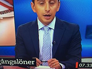 Unsere Krawatten im Fernsehen