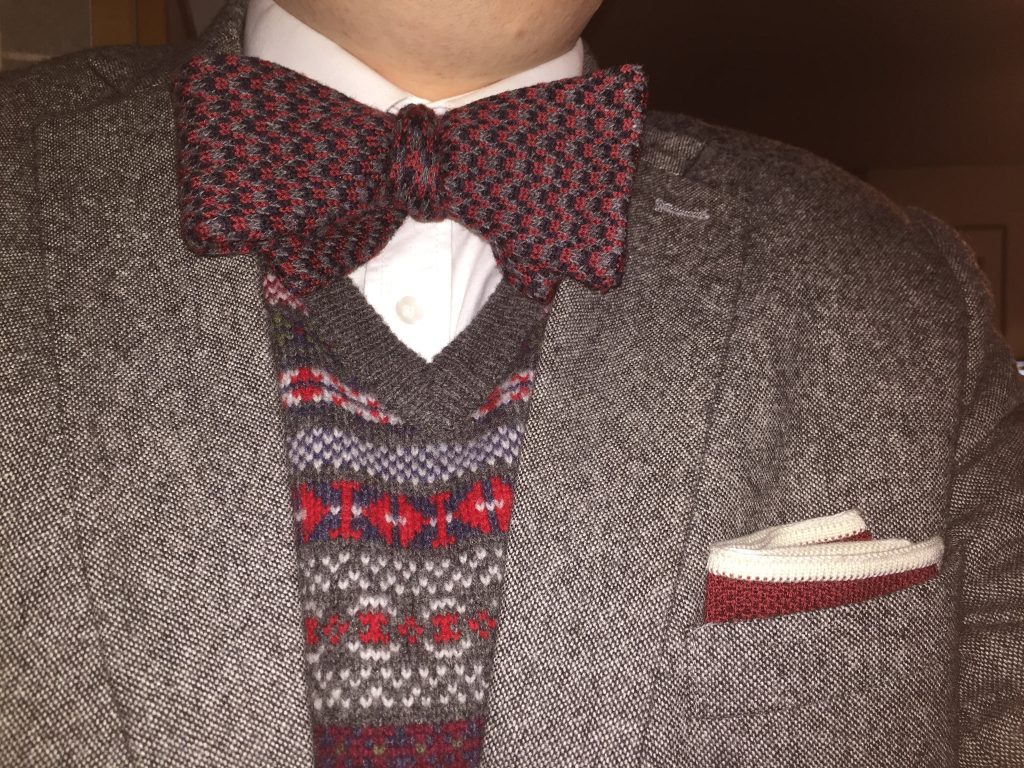 Tweed Sakko mit Fliege CEES